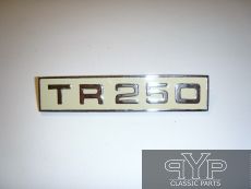 Emblem / Schriftzug TR250 auf Kofferraumdeckel, TR250